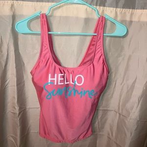 Pink Bathing Suit Top